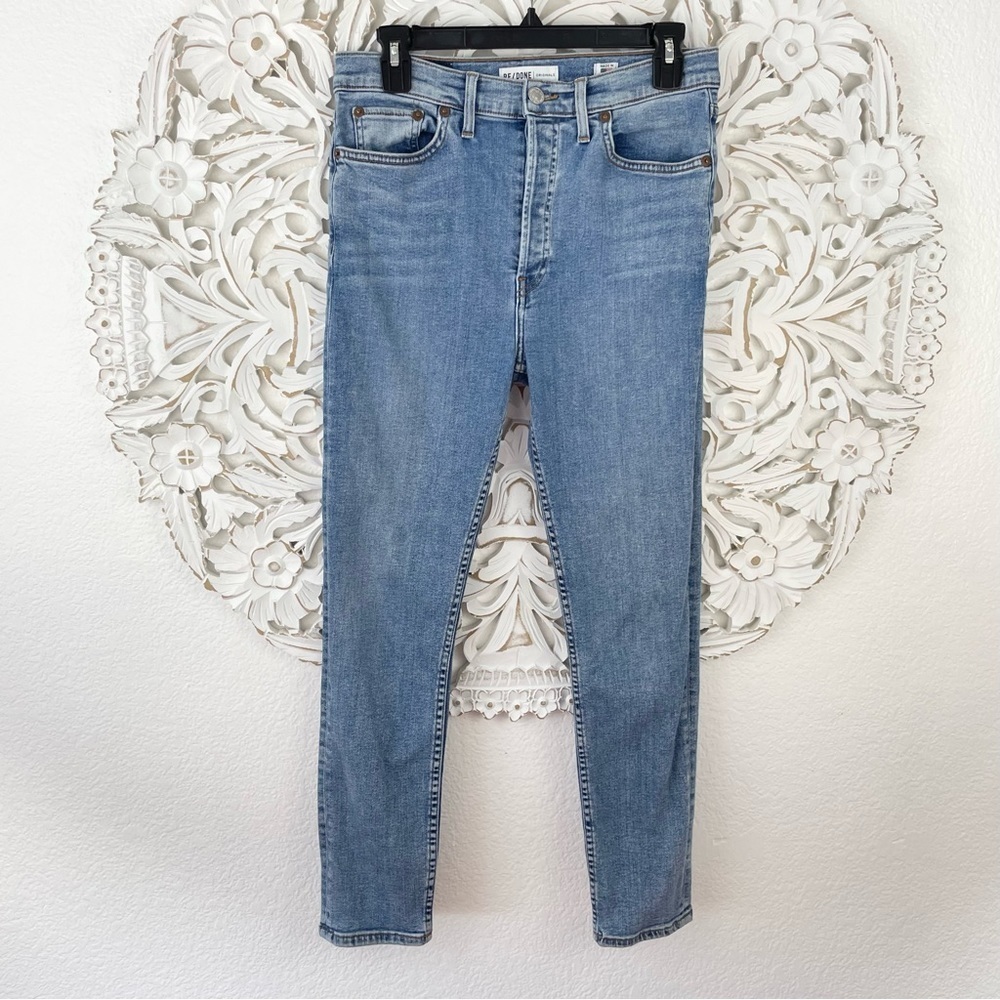 {Re/done} High-Rise Ankle Crop Comfort Stretch, Size 30